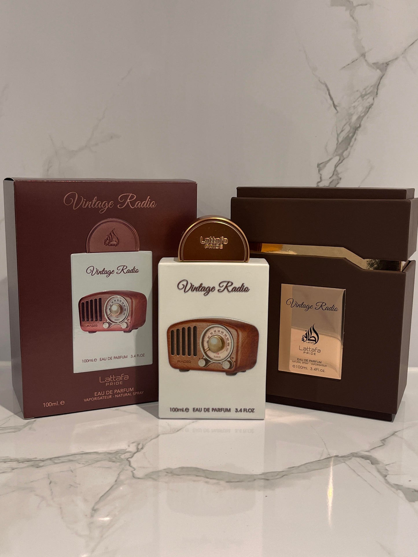 Vintage Radio by Lattafa for Unisex - 3.4 oz EDP Spray