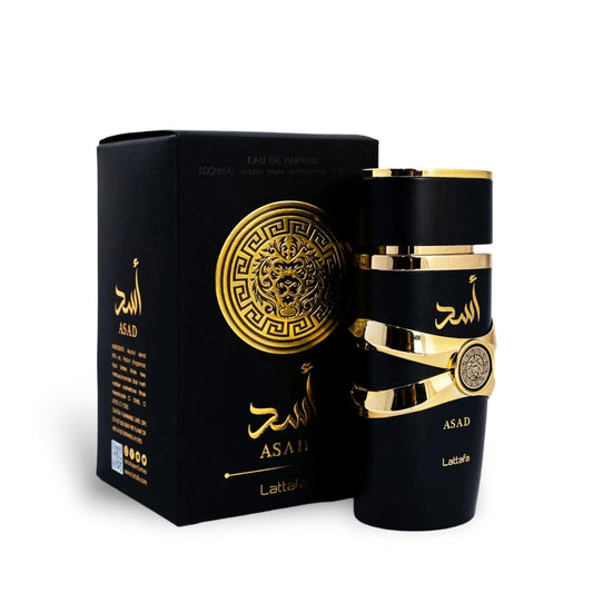 Asad Lattafa Perfume for Men 100 ml, EDP, Refreshing Oud and Musk Fragrances