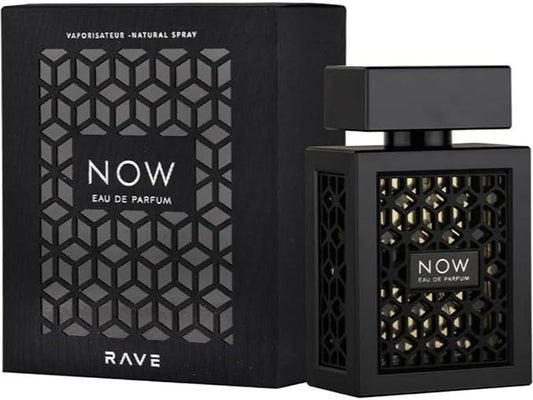 Rave Now Black  EDP (100ml) Perfume For Men Luxury Arabic Fragrance