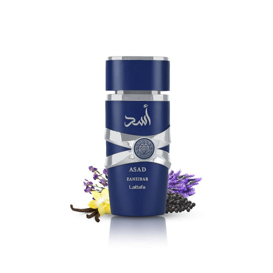 Asad Zanzibar 100ml EDP Spray Perfume - by Lattafa